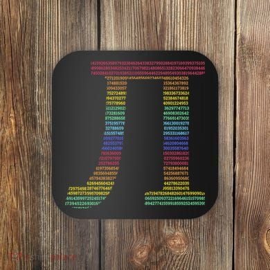 Rainbow Pie Coaster