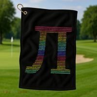 Rainbow Pie Golf Towel thumb 1