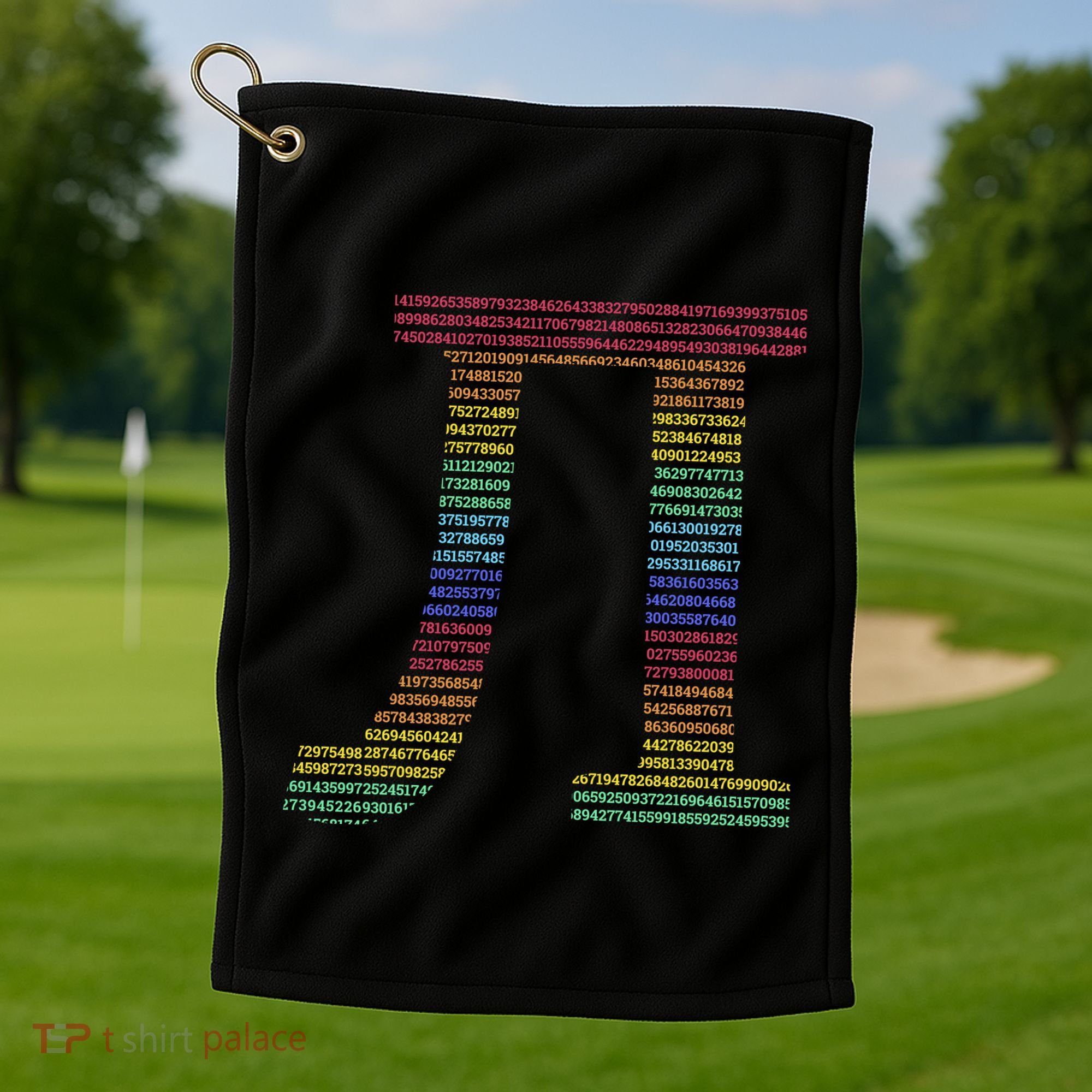 Rainbow Pie Golf Towel