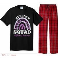 Rainbow Purple Ribbon Support Squad AlzheimerS Pajama Set thumb 0