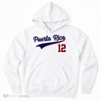 Retro Puerto Rico 12 Beisbol Jersey Boricua Baseball Hoodie thumb 0