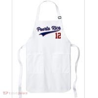 Retro Puerto Rico 12 Beisbol Jersey Boricua Baseball Apron thumb 0