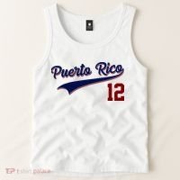 Retro Puerto Rico 12 Beisbol Jersey Boricua Baseball Tank Top thumb 2