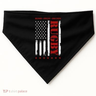 Rugby Player Rugby USA-Made Doggie Bandana