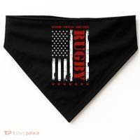 Rugby Player Rugby USA-Made Doggie Bandana thumb 0
