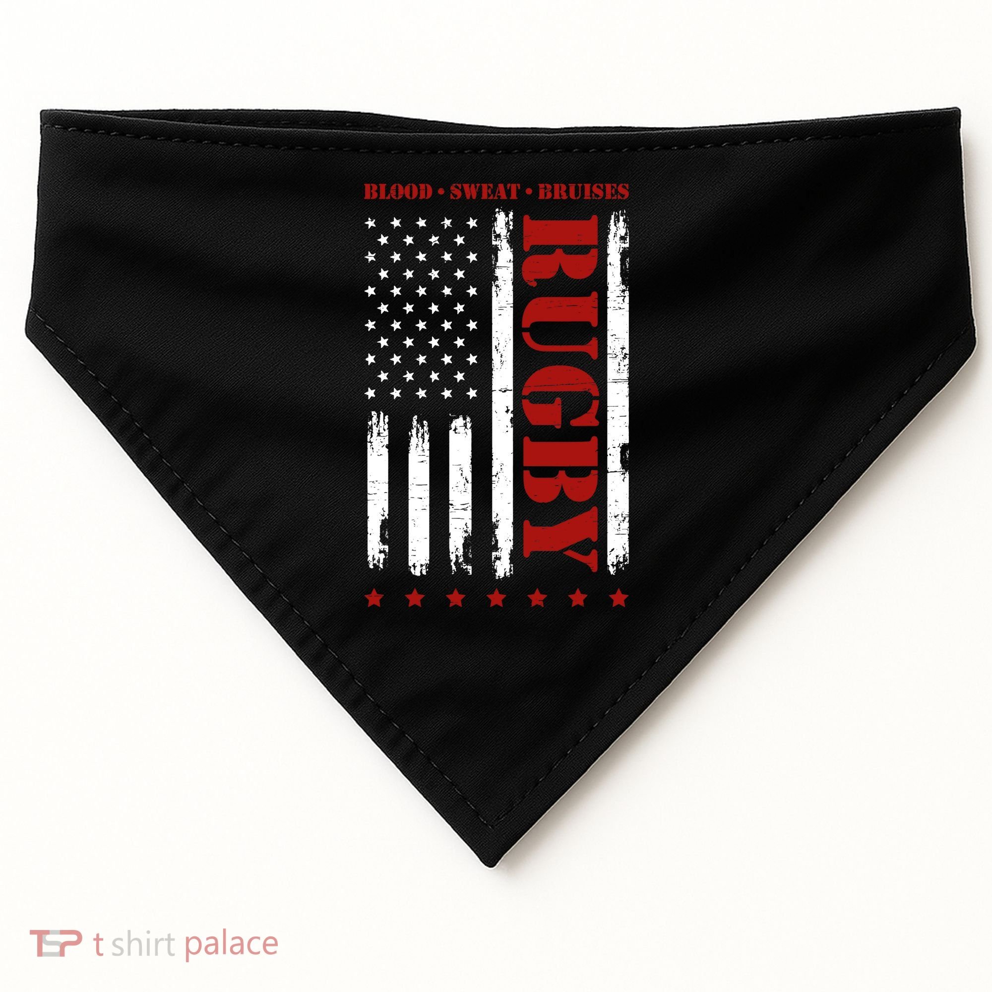 Rugby Player Rugby USA-Made Doggie Bandana