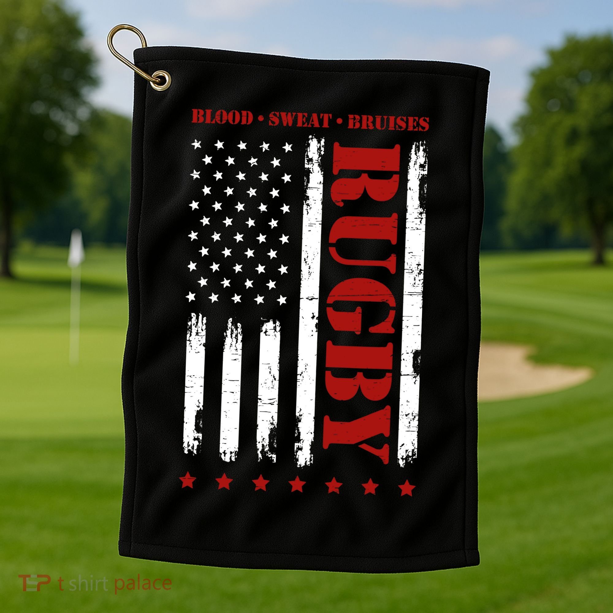 Rugby Player Rugby Golf Towel