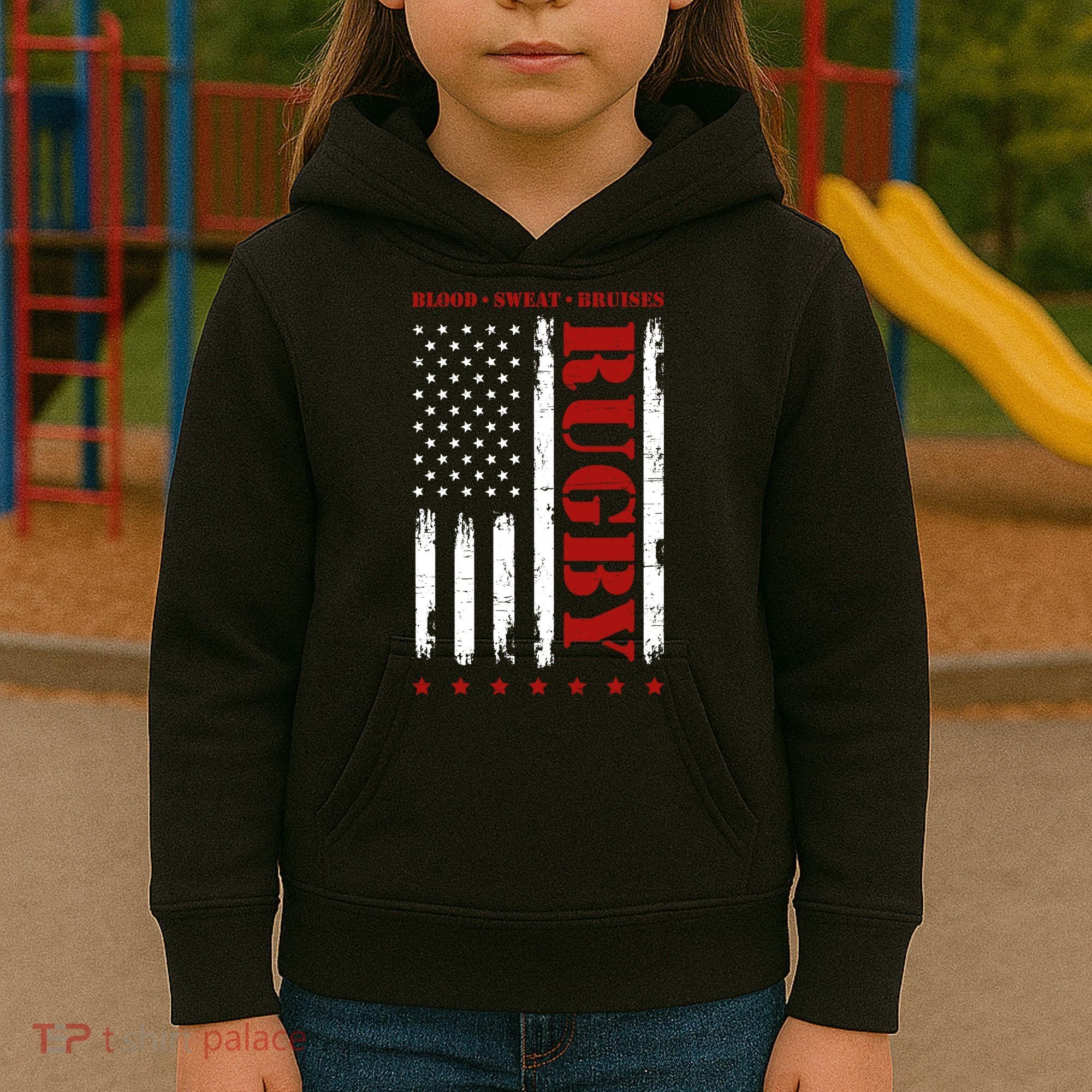 Rugby Player Rugby Kids Hoodie