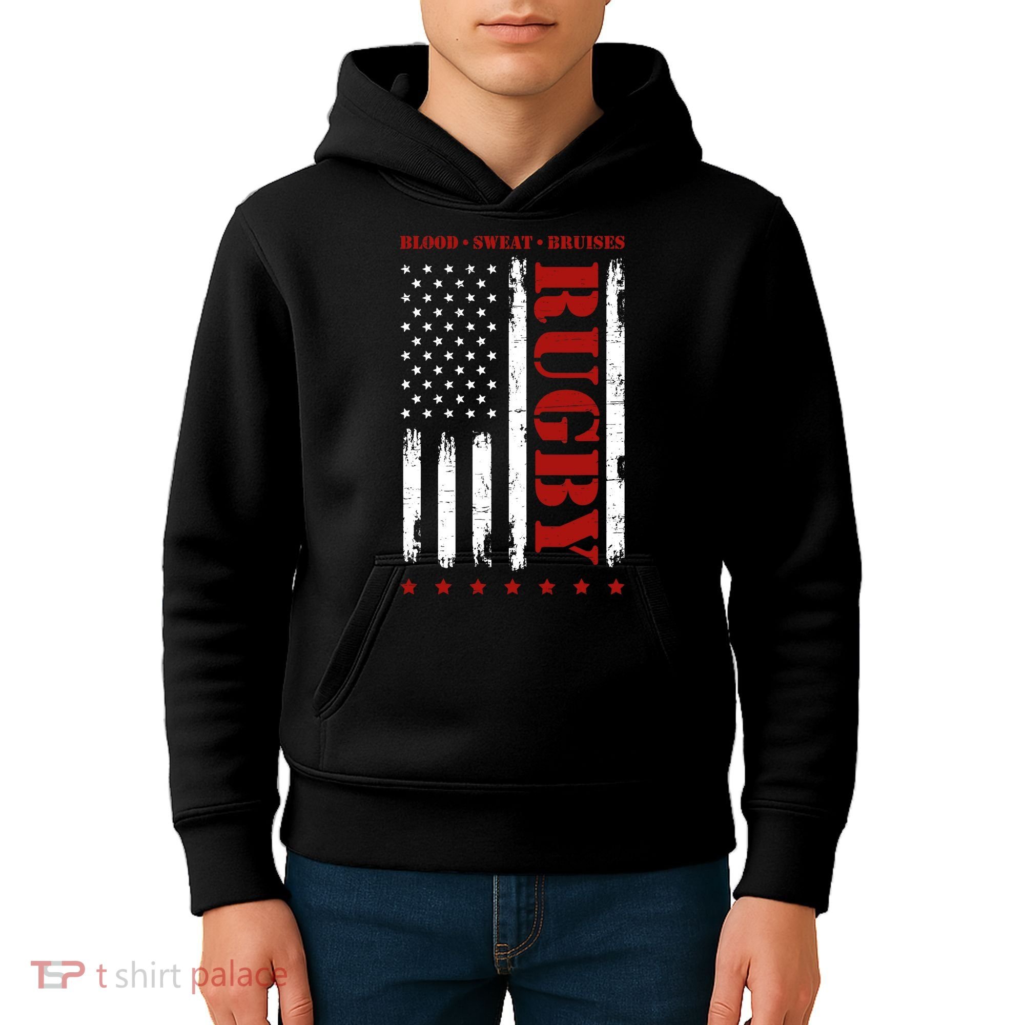 Rugby Player Rugby Kids Hoodie