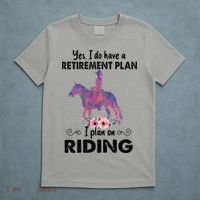 Retirement Plan Riding Horses Horse Lover Funny Horseback T-Shirt thumb 5
