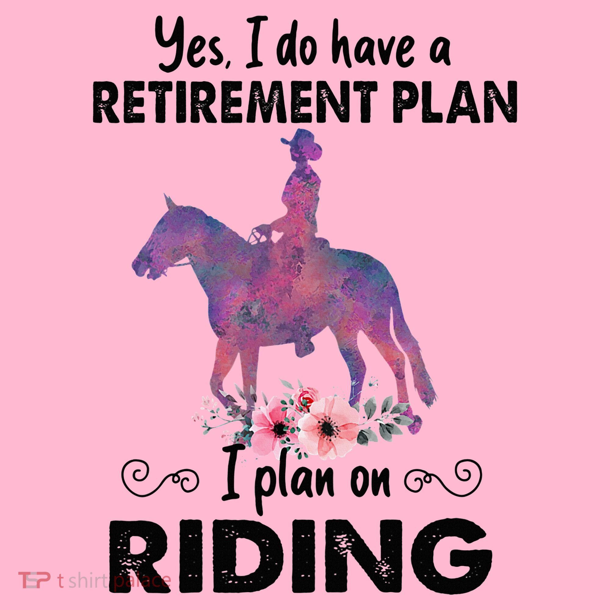 Retirement Plan Riding Horses Horse Lover Funny Horseback Coaster