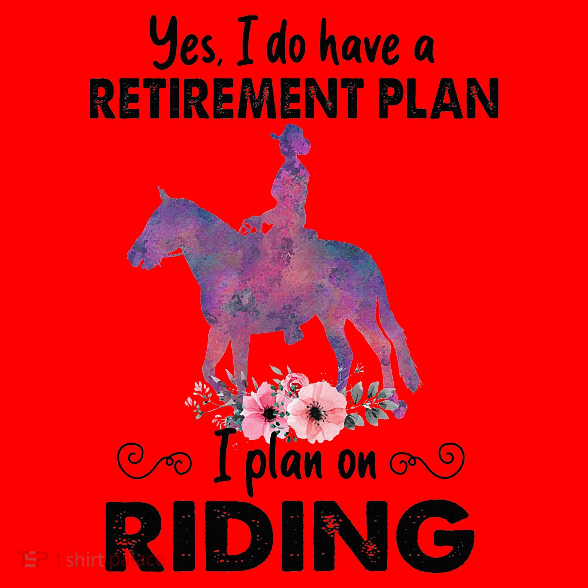 Retirement Plan Riding Horses Horse Lover Funny Horseback Santa Hat