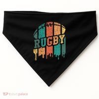 Rugby Player Rugby Fan Rugby Coach USA-Made Doggie Bandana thumb 0