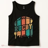 Rugby Player Rugby Fan Rugby Coach Tank Top thumb 2