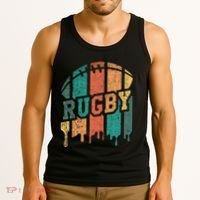 Rugby Player Rugby Fan Rugby Coach Tank Top thumb 3