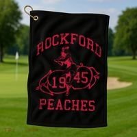 Rockford Peaches Golf Towel thumb 1