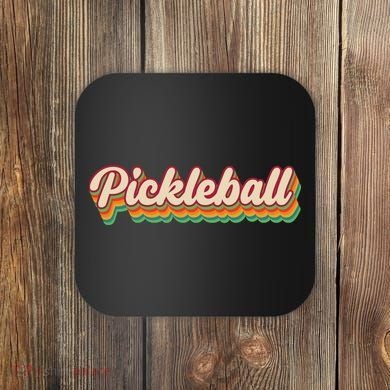 Retro Pickleball Coaster