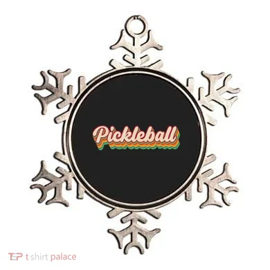 Retro Pickleball Ornament