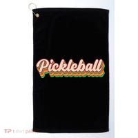 Retro Pickleball Golf Towel thumb 0