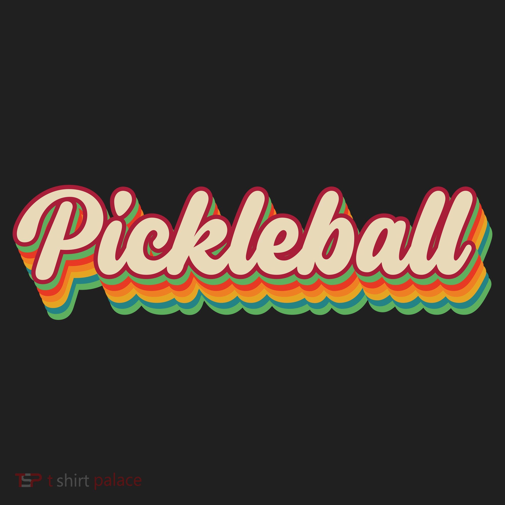 Retro Pickleball Golf Towel