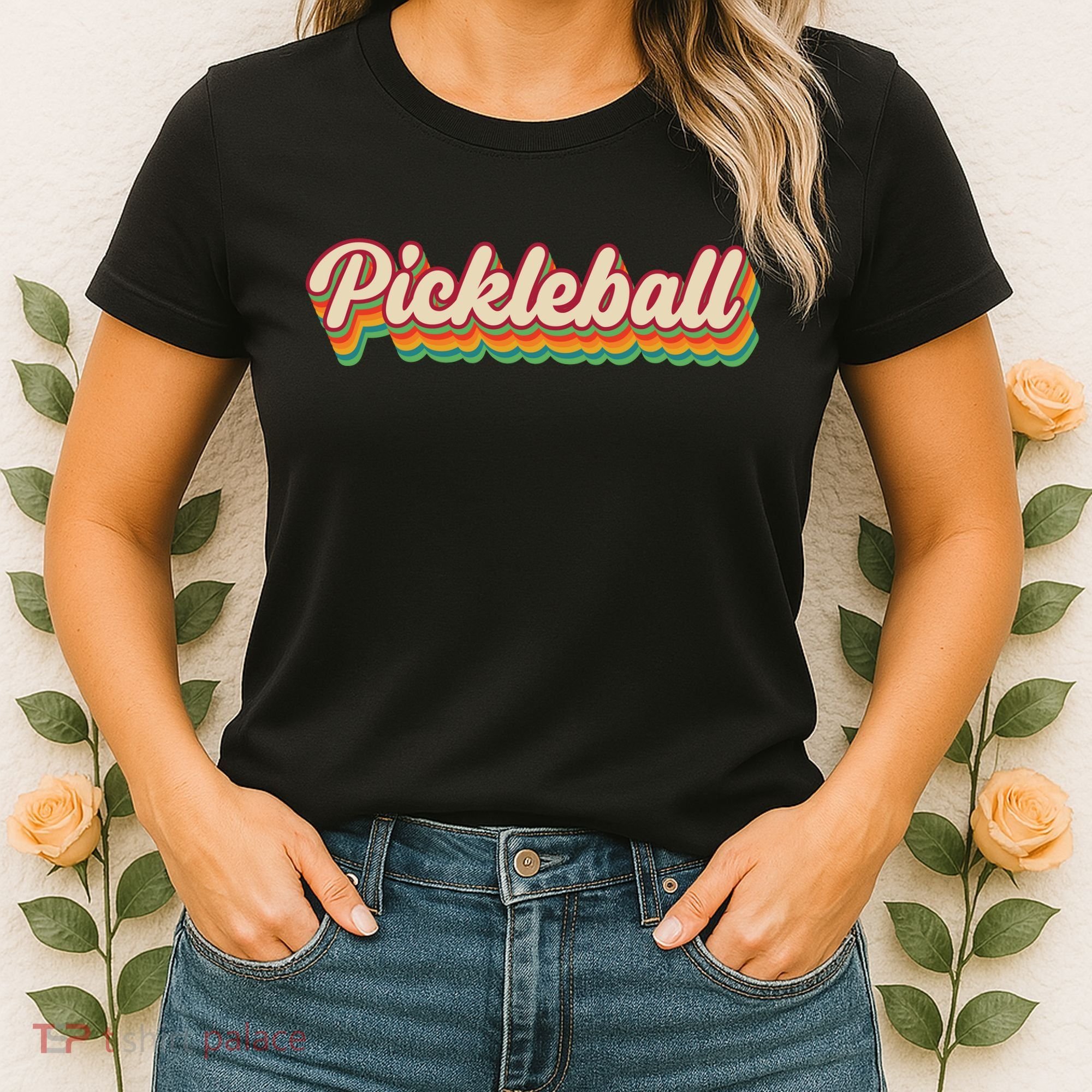 Retro Pickleball Women's T-Shirt