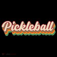 Retro Pickleball Kids Sweatshirt thumb 2