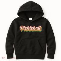 Retro Pickleball Kids Hoodie thumb 0