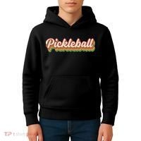 Retro Pickleball Kids Hoodie thumb 4