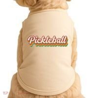 Retro Pickleball Doggie Tank thumb 0