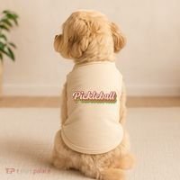 Retro Pickleball Doggie Tank thumb 2