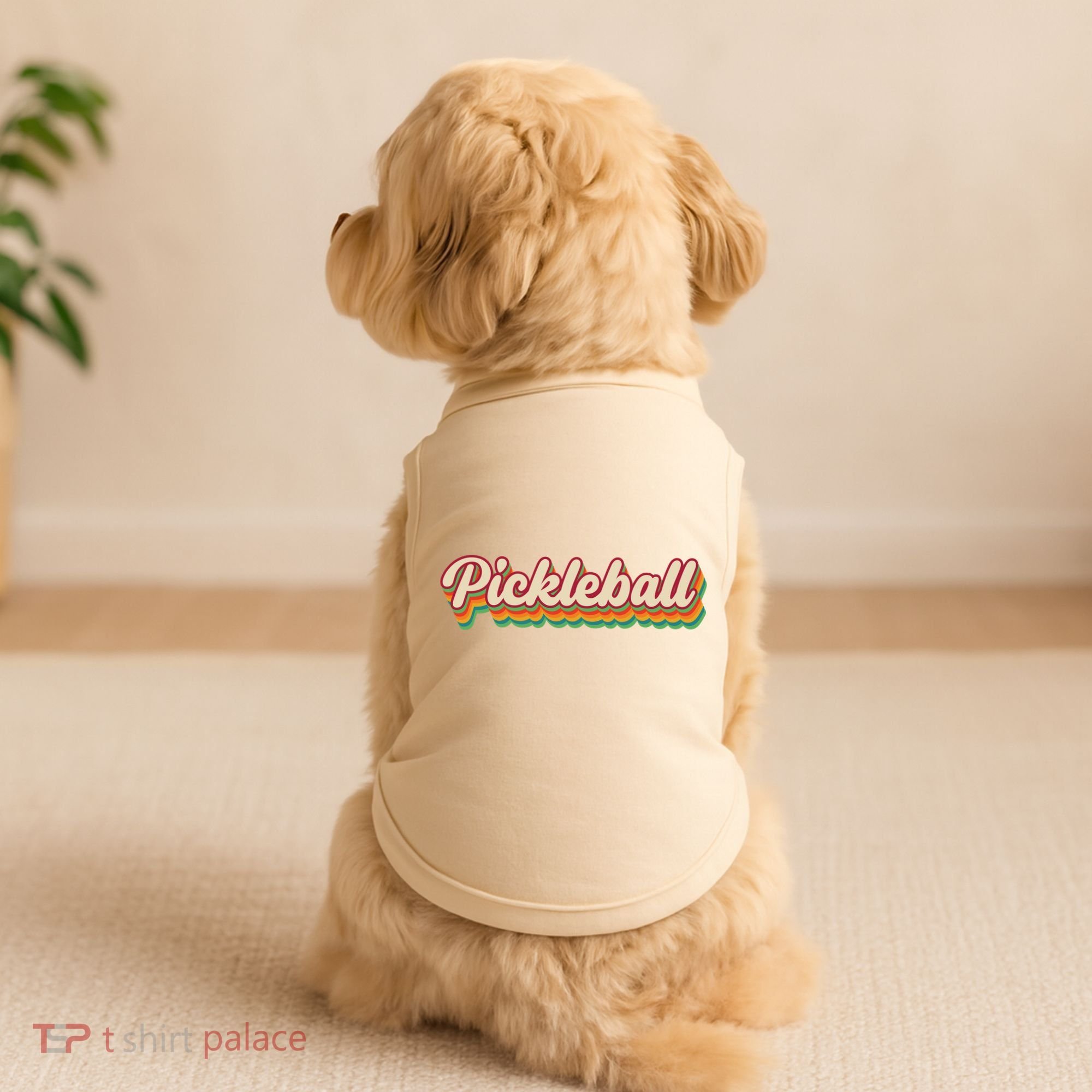 Retro Pickleball Doggie Tank
