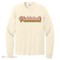 Retro Pickleball Long Sleeve Shirt thumb 0