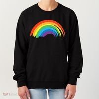 Rainbow Pride Retro Women's Sweatshirt thumb 0