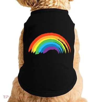 Rainbow Pride Retro Doggie Tank