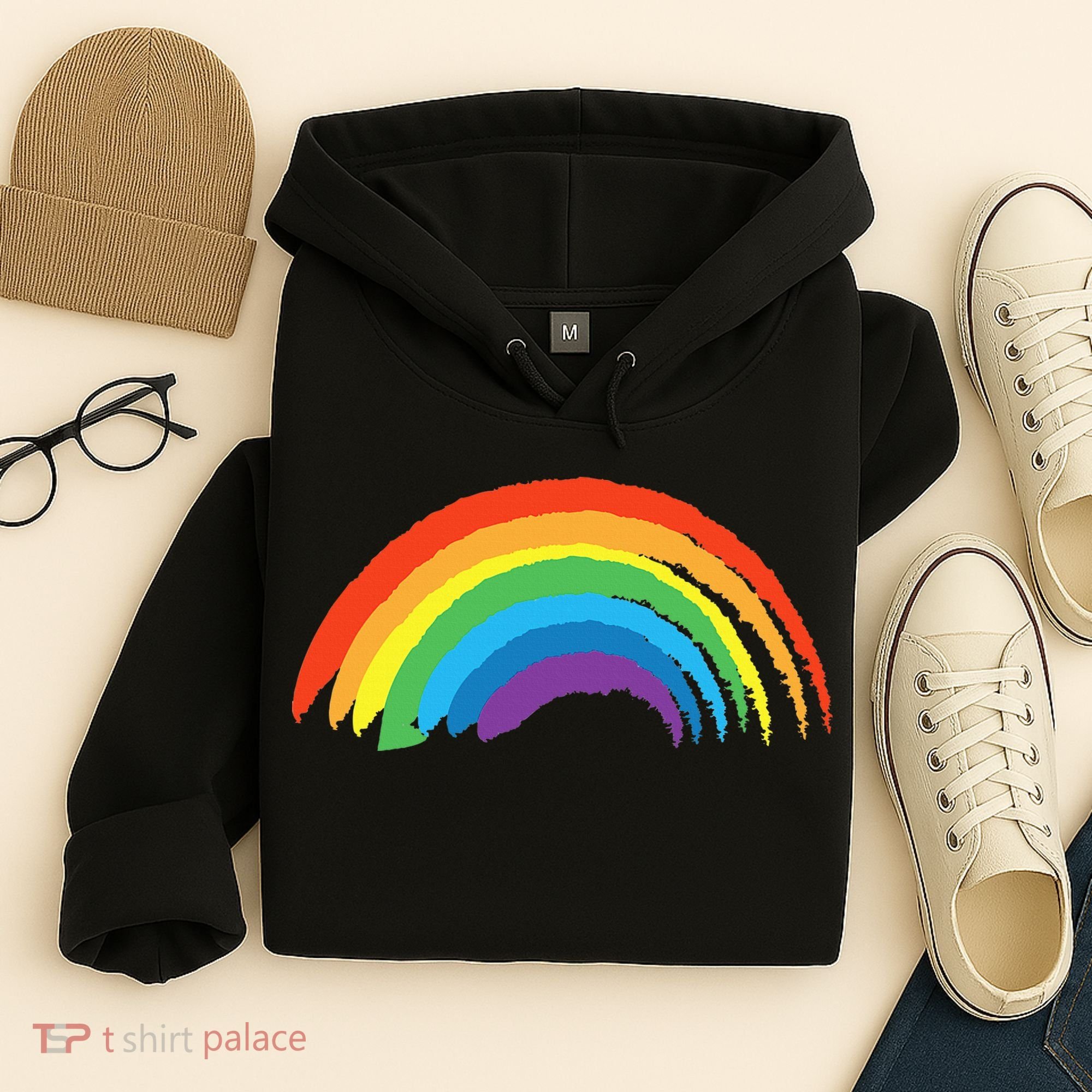 Rainbow Pride Retro Hoodie