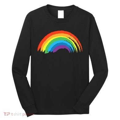 Rainbow Pride Retro Long Sleeve Shirt