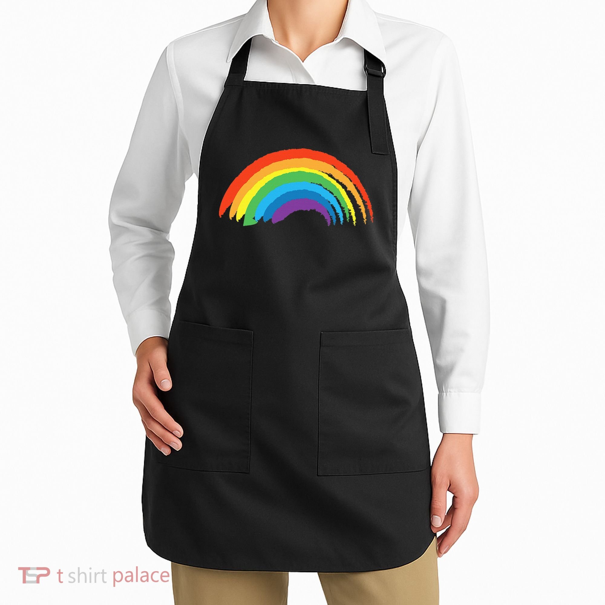 Rainbow Pride Retro Apron
