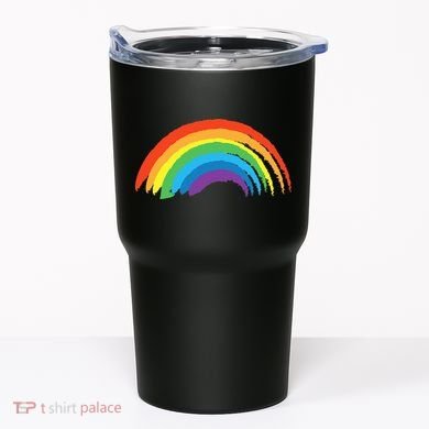 Rainbow Pride Retro Tumbler