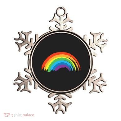 Rainbow Pride Retro Ornament