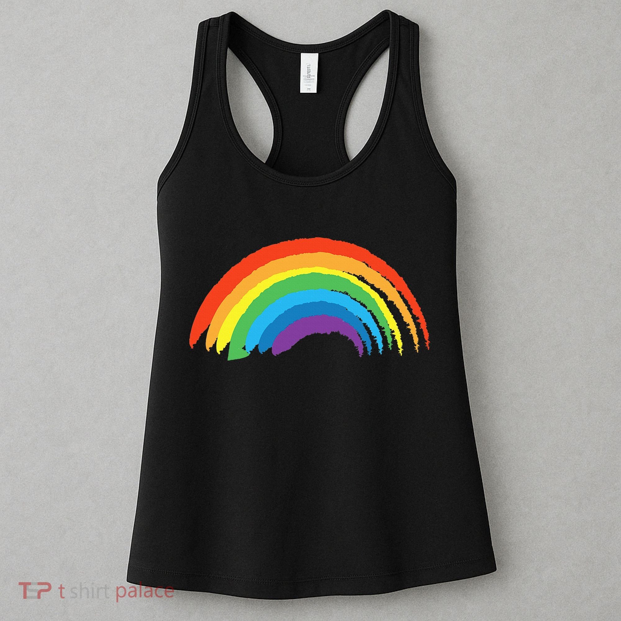 Rainbow Pride Retro Women's Tank Top