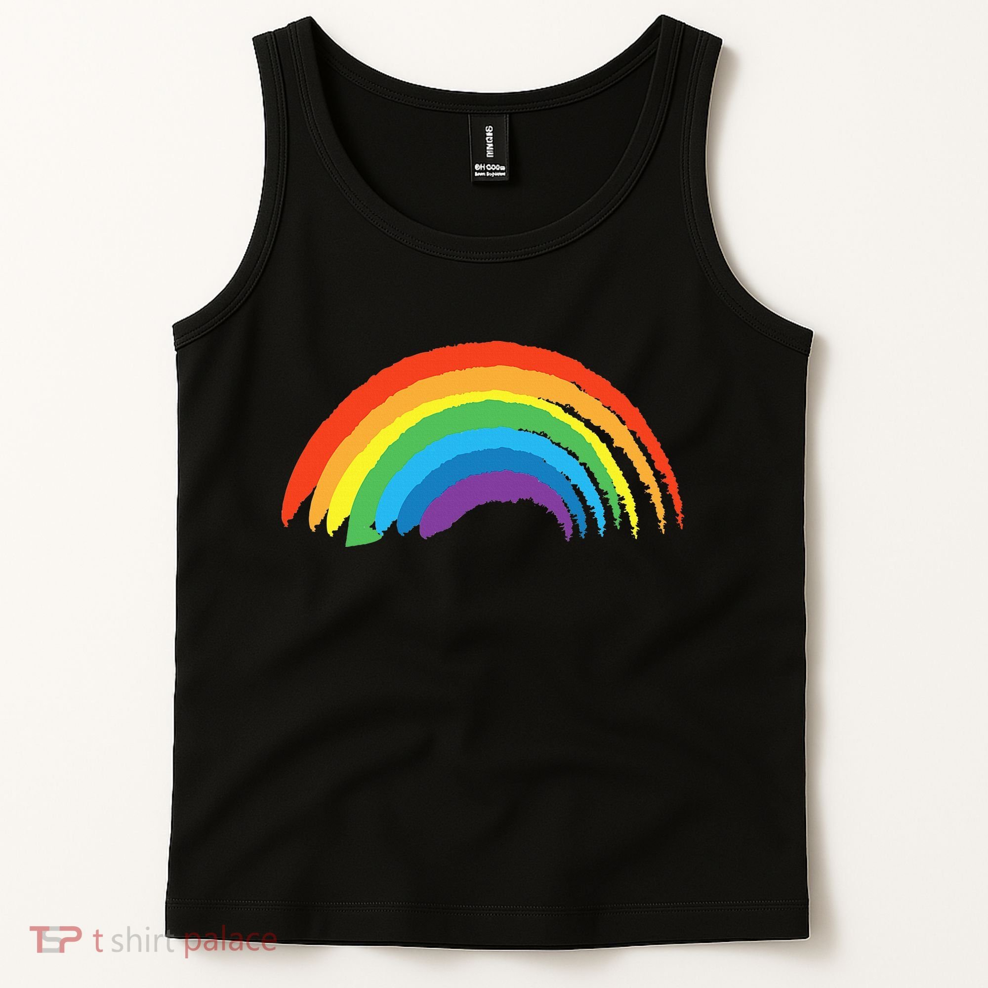 Rainbow Pride Retro Tank Top