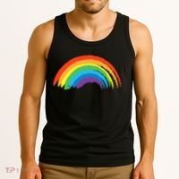 Rainbow Pride Retro Tank Top thumb 3