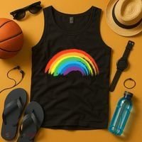 Rainbow Pride Retro Tank Top thumb 4