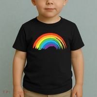 Rainbow Pride Retro Toddler T-Shirt thumb 2