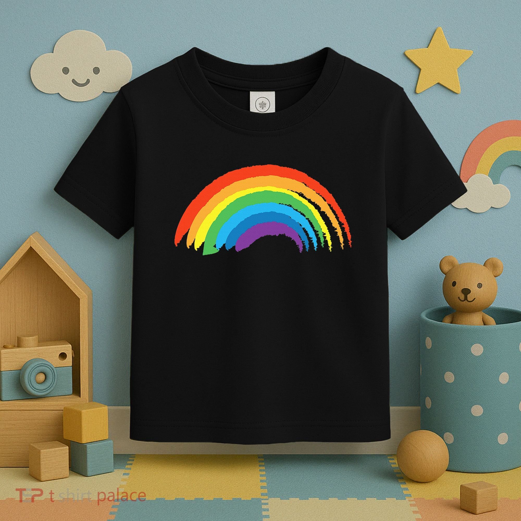 Rainbow Pride Retro Toddler T-Shirt