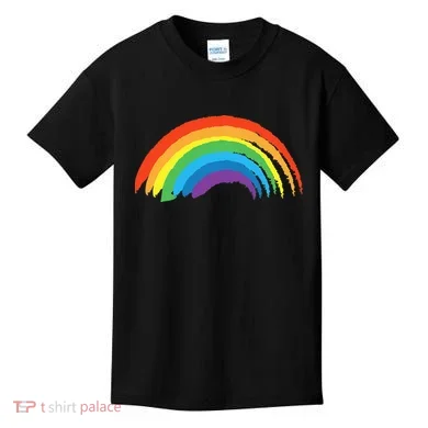 Rainbow Pride Retro Kids T-Shirt