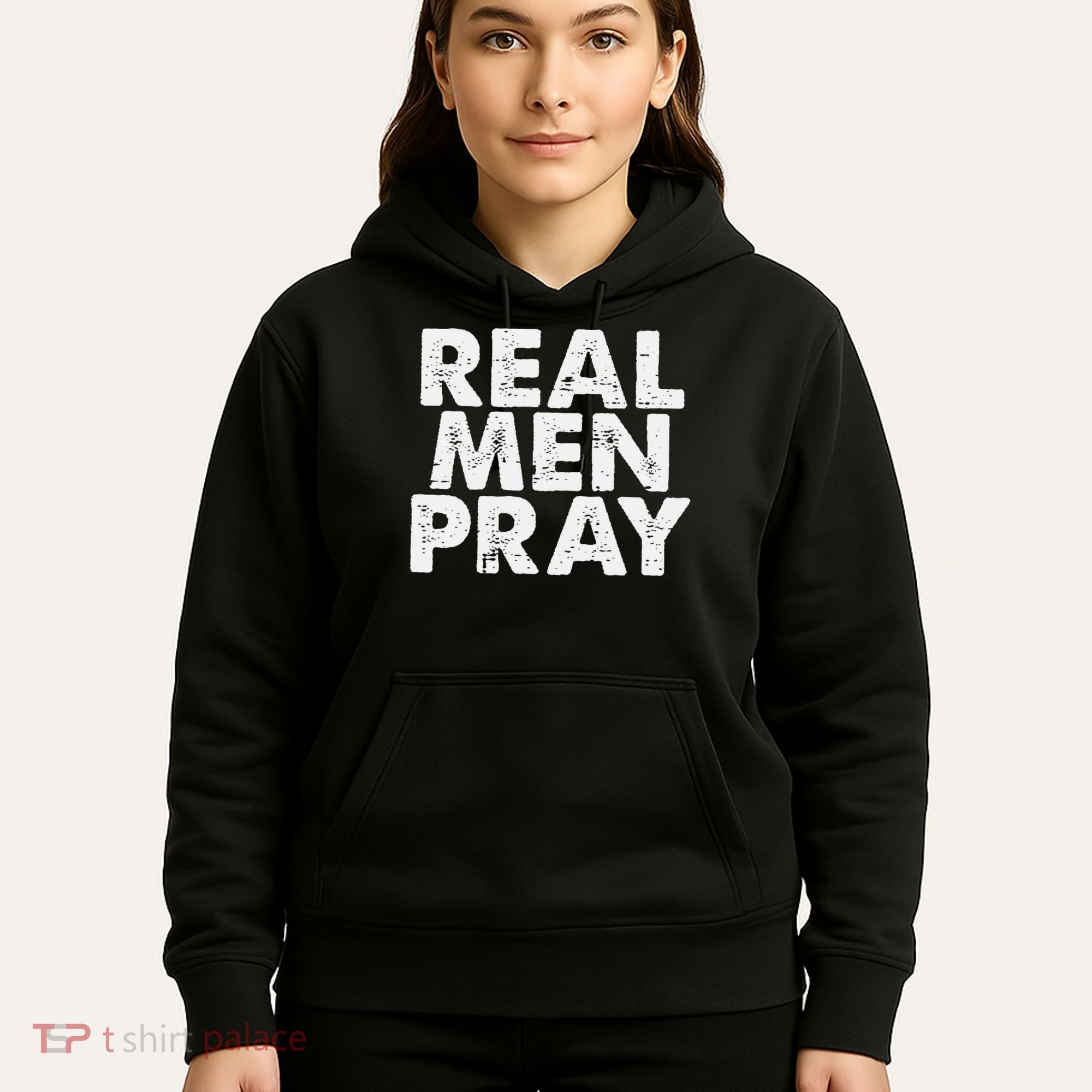 Real Pray Religious God Jesus Faith Christian Catholic Hoodie