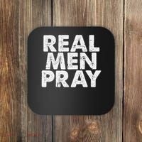 Real Pray Religious God Jesus Faith Christian Catholic Coaster thumb 0