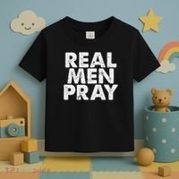 Real Pray Religious God Jesus Faith Christian Catholic Toddler T-Shirt thumb 3