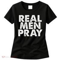 Real Pray Religious God Jesus Faith Christian Catholic Women's T-Shirt thumb 0